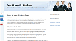 Desktop Screenshot of besthomebizreviews.com