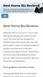 Mobile Screenshot of besthomebizreviews.com